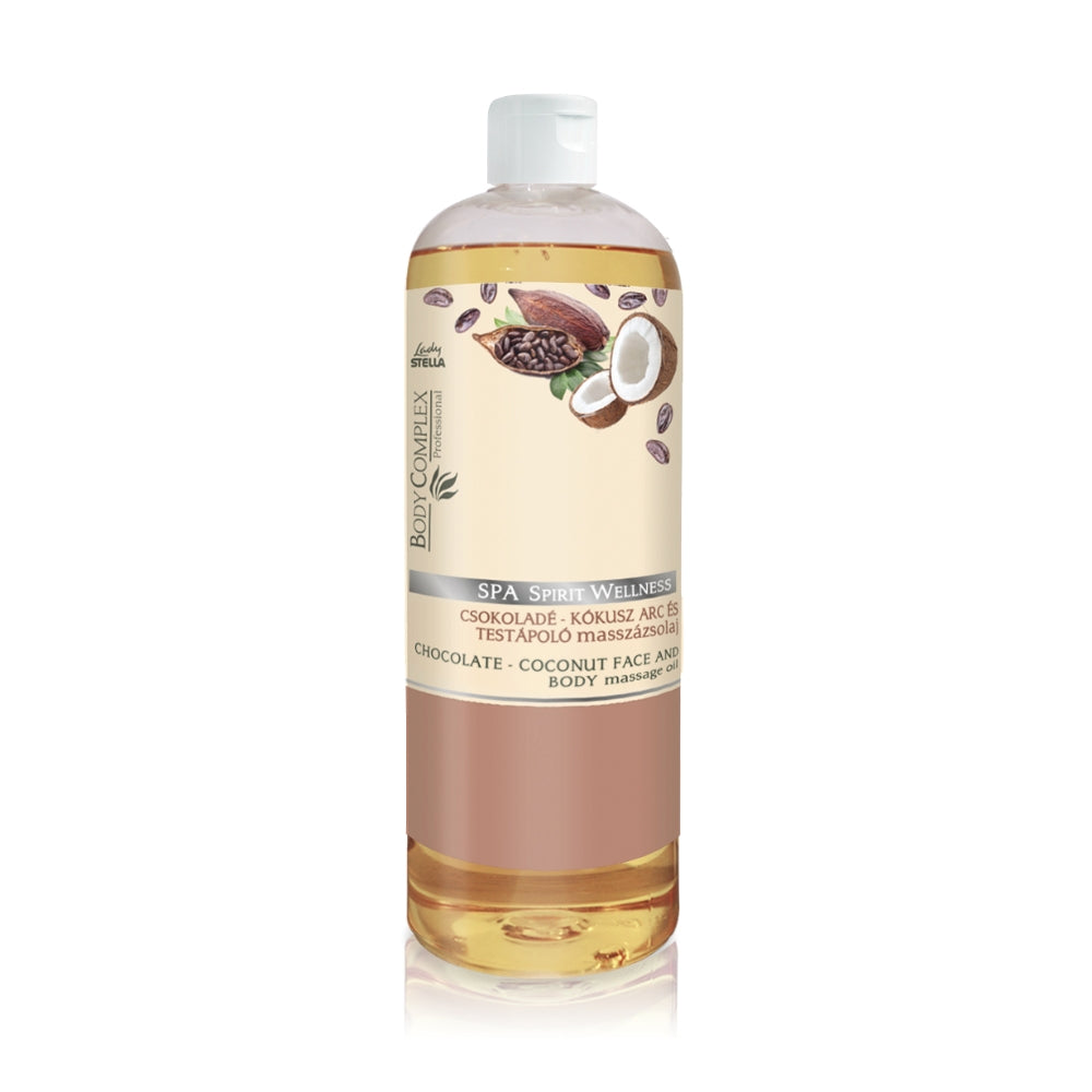 Spa Spirit wellness chocolate - coconut face and body massage oil | Spa Spirit wellness čokolada - kokos masažno olje za obraz in telo 1000 ml