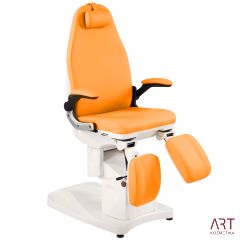 Stol za pedikuro | električni - AS 9089a - pomarančna oranžna