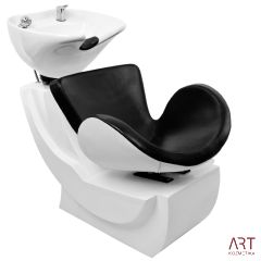 Frizerski umivalnik - AS 0433a - črn bel