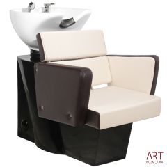 Frizerski umivalnik - AS 1429a - rjava bež