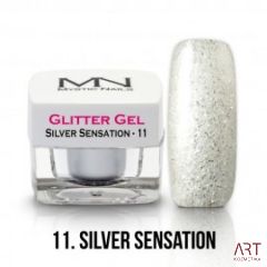 VT - MN Glitter gel 11 Silver sensation 4g