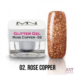 VT - MN Glitter gel 02 Rose Copper 4g