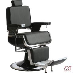 Brivski stol Dark (črno oblazinjenje)