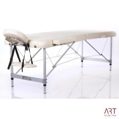 Aluminijasta prenosna masažna miza