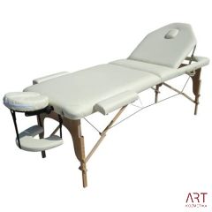 BELTnew 3-delna prenosna masažna miza - krem