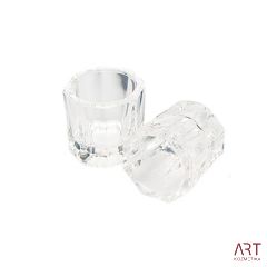 BERRYWELL® steklena posodica - skodelica za mešanje barve za trepalnice in obrvi