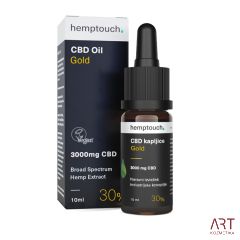 CBD kapljice Gold 3000mg CBD Hemptouch 10ml (30%)