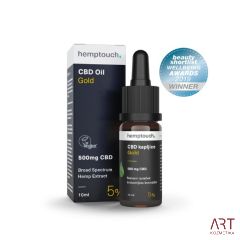 CBD kapljice Gold 500mg CBD | Hemptouch | 10ml (5%)