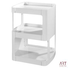 Kolica za odlaganje CON-FORT | drvena, bijela