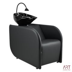 Frizerski umivalnik LEVANTE XL - črn