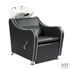 Usnjen frizerski umivalnik z ekološkim usnjem