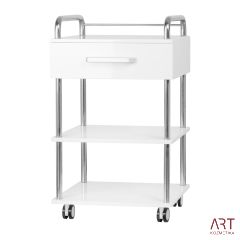 Odlagalni voziček z predalom 6050, bel