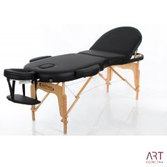 Prenosna masažna miza VIP OVAL 3 Black