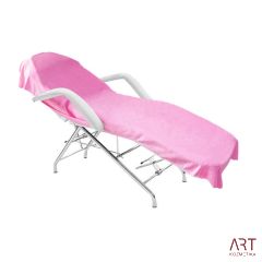 Bombažna prevleka za kozmetično - masažno mizo | roza