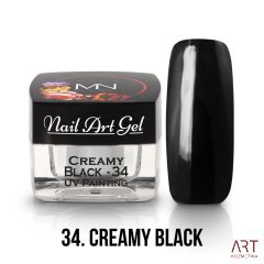 VT - Mystic Nails Nail Art gel 34 Creamy Black 4g