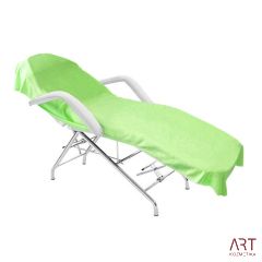 Bombažna prevleka za kozmetično - masažno mizo | zelena