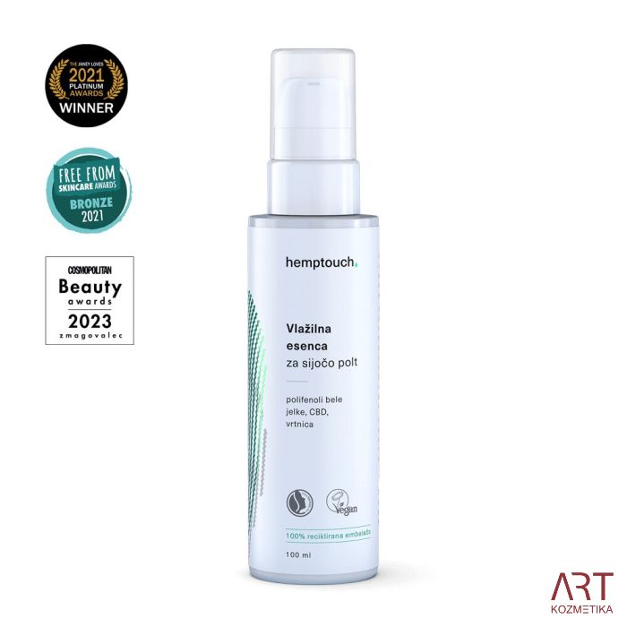 Hidratantna esencija za sjajnu put CBD | Hemptouch | 100 ml