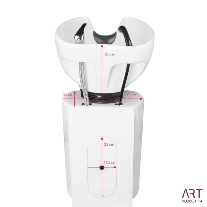 Frizerski umivalnik - Ber8183 - črn AS5403