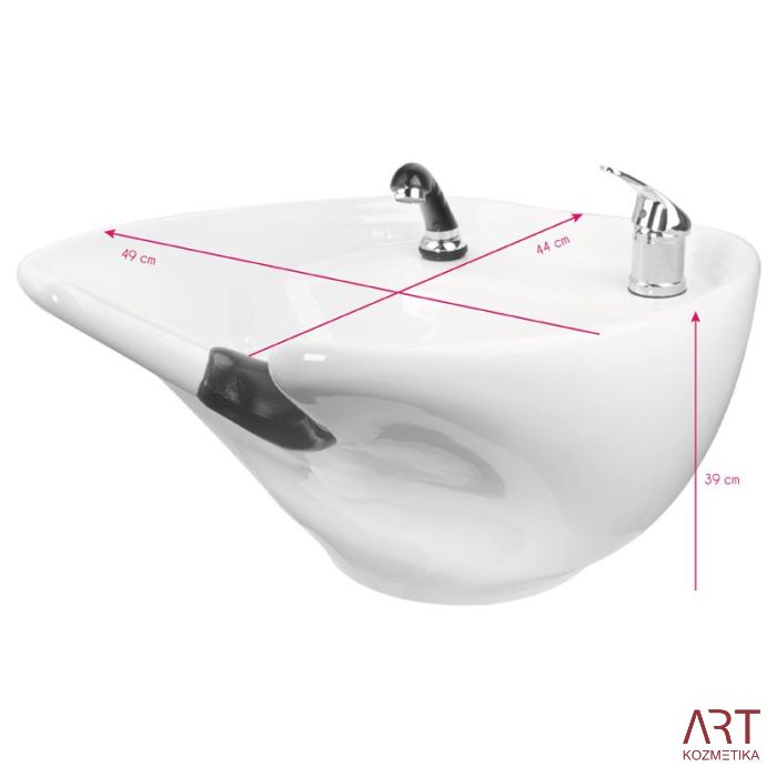 Frizerski umivalnik - Ber8183 - siv AS5404