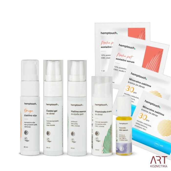 Istraživački set Njega za ravnotežu kože | Hemptouch |