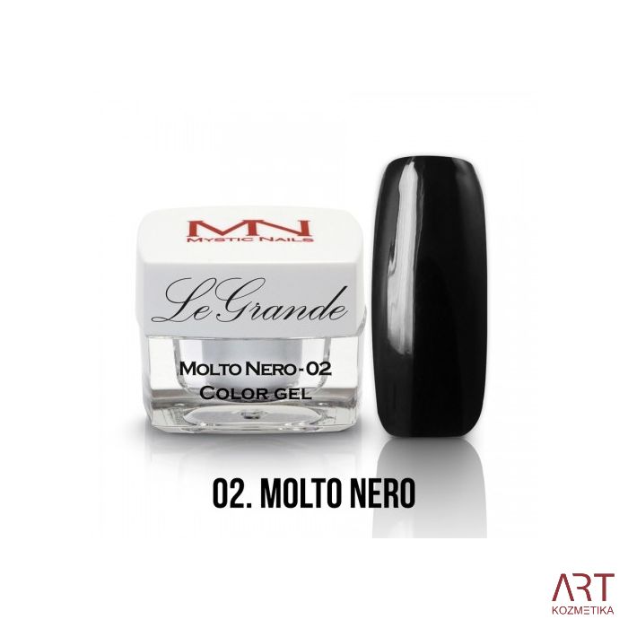 VT - Mystic Nails LeGrande Color Gel 02 Molto Nero