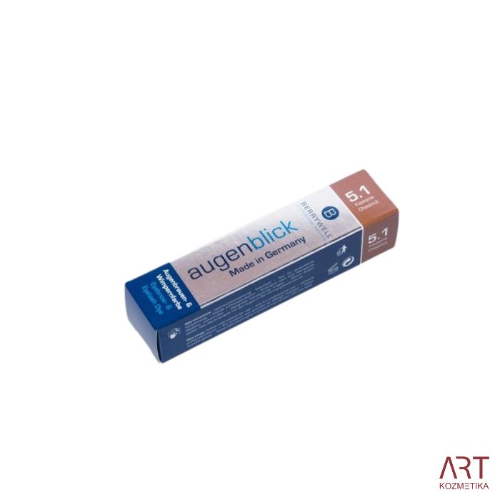 BERRYWELL® barva za trepalnice in obrvi 15ml - kostanjeva | št. 5.1