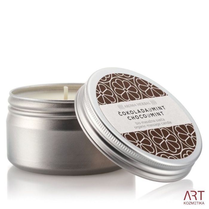 Masažna svijeća – Choco Mint | Aroma Herbal 100 ml