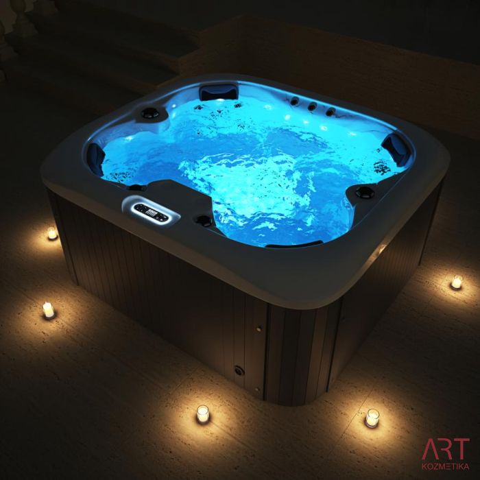 Zunanji SPA masažni bazen ART - Corvus