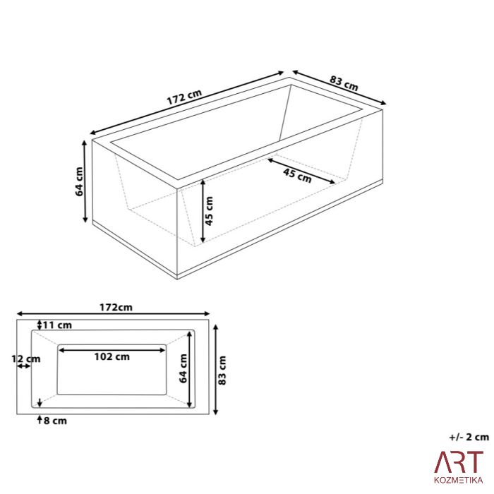 Masažna kad ART - Bora