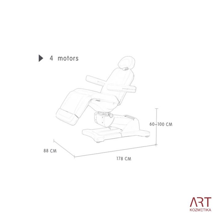Električna kozmetična miza ATIK | 3869Ahz | 4 motorji |