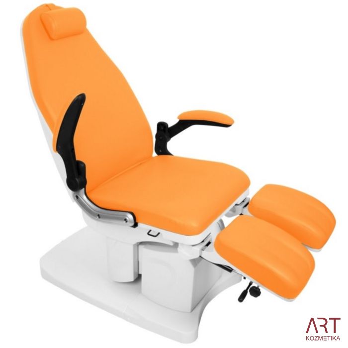 Stol za pedikuro | električni - AS 9089a - pomarančna oranžna