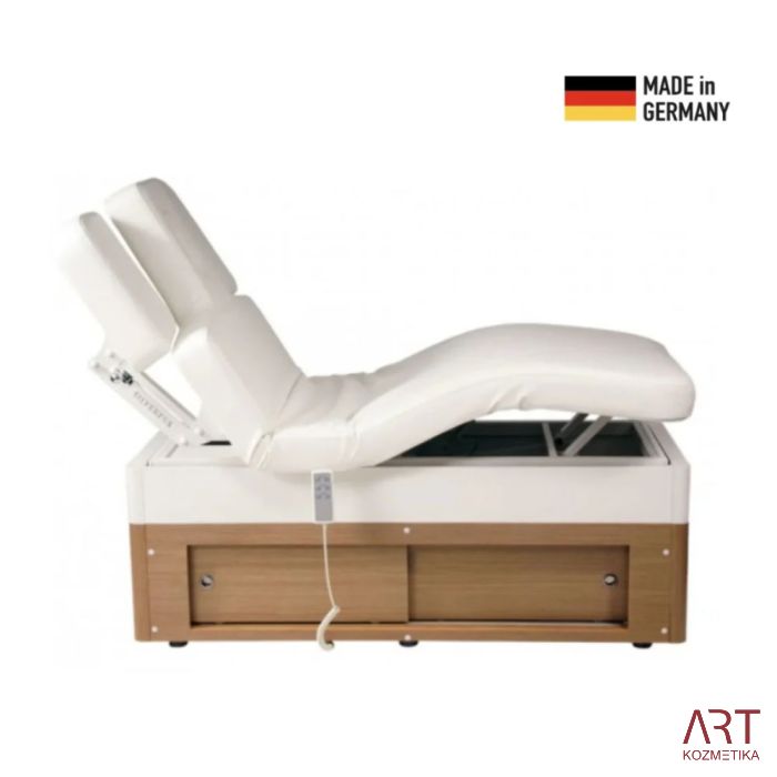 Wellness i masažni ležaj Dreamwave, 3 motora – teak dizajn