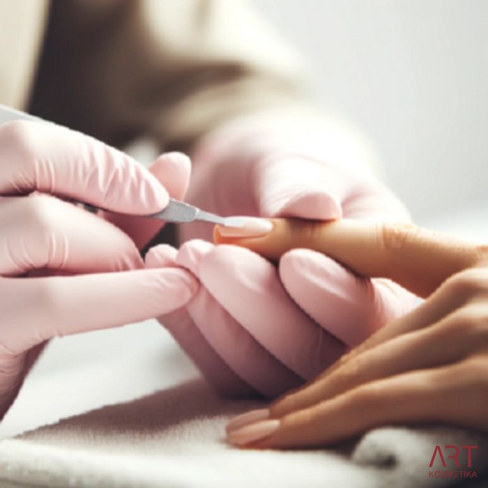 Nitrilne zaštitne rukavice roza bez pudera 100/1 - S