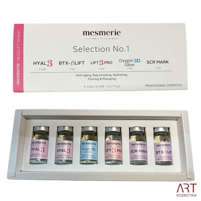 SELECTION No 1 - set od 6 seruma za mezoterapiju Mesmerie