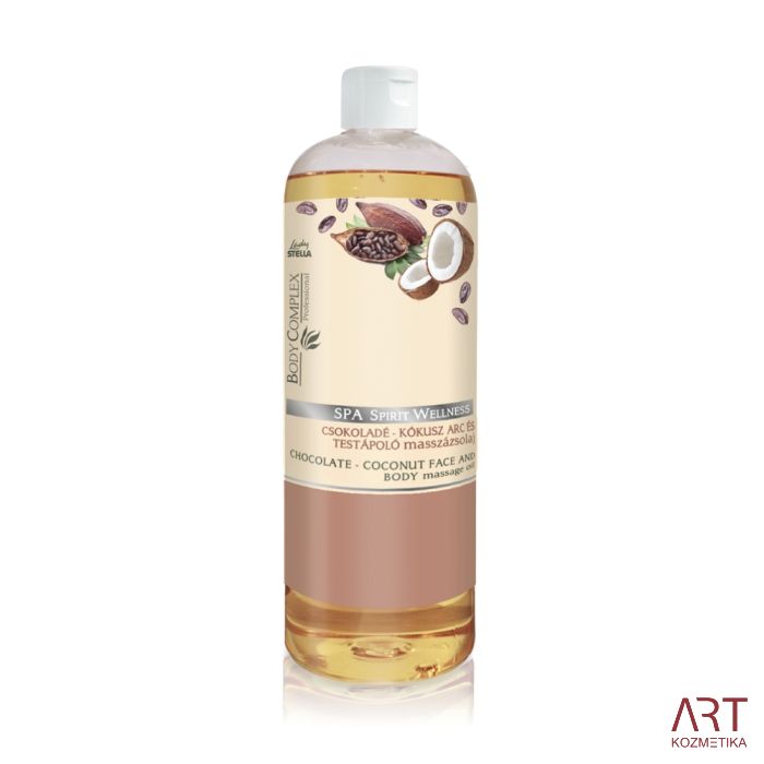 Spa Spirit wellness masažno ulje za lice i tijelo - čokolada i kokos 1000 ml