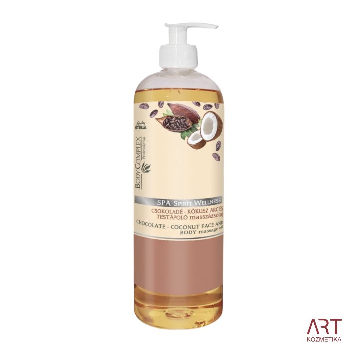 Spa Spirit wellness masažno ulje za lice i tijelo - čokolada i kokos 1000 ml