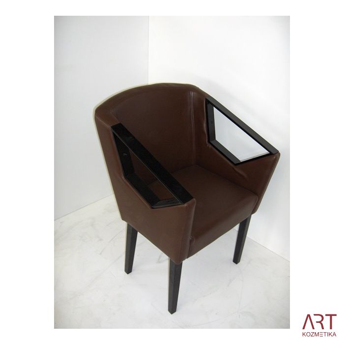 Stol za čakalnico za frizerski salon Metallic