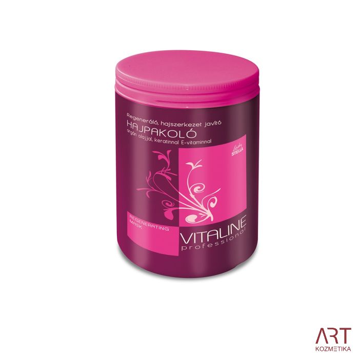 Vitaline REPAIR regenerirajuća maska s arganovim uljem, keratinom, vitaminom E i mirisom trešnje 1000ml  