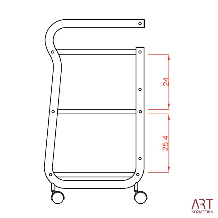 Kolica za odlaganje Fox-1013  | Help |