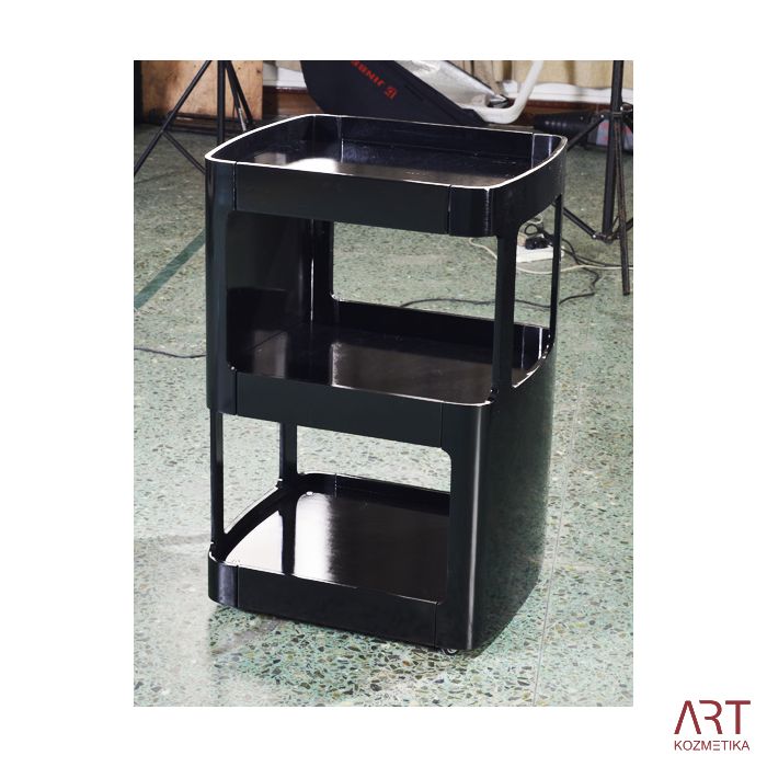 Kolica za odlaganje CON-FORT | drvena, crna