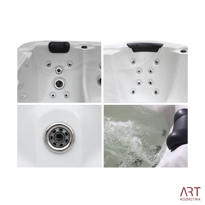 Zunanji SPA masažni bazen ART - Wind