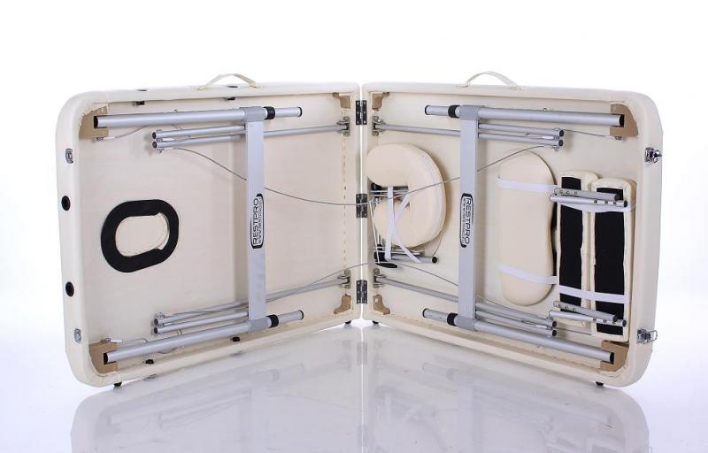 Aluminijasta prenosna masažna miza Aluminijasta prenosna masažna miza