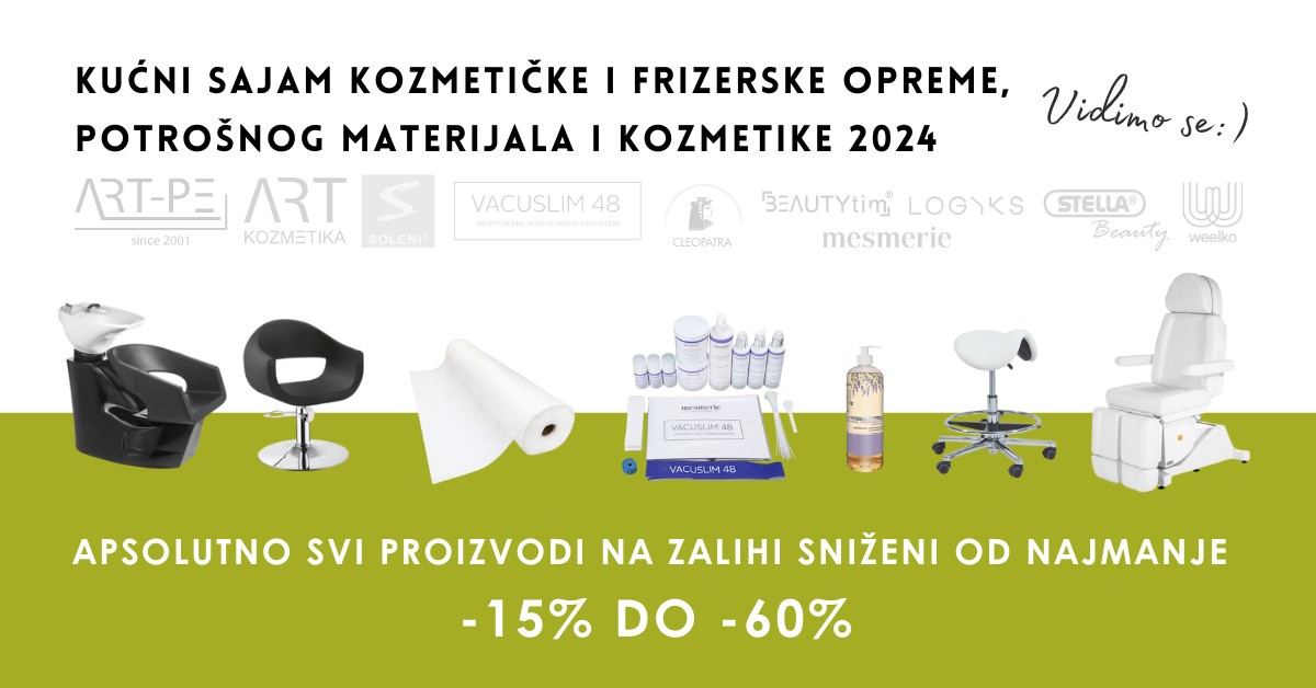Kućni sajam kozmetičke i frizerske opreme, potrošnog materijala i kozmetike 2024