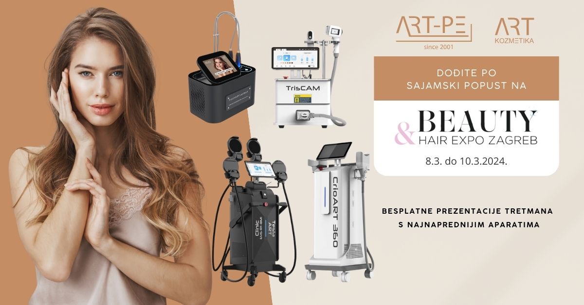 Iskoristite sajamske popuste na Beauty&Hair Expo Zagreb 2024, od 8.3. do 10.3.2024.