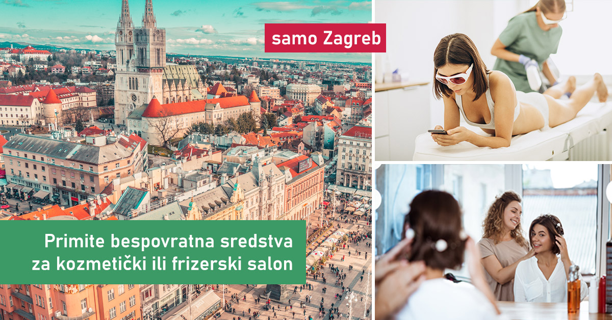 Primite bespovratna sredstva za kozmetički ili frizerski salon - samo za Zagreb