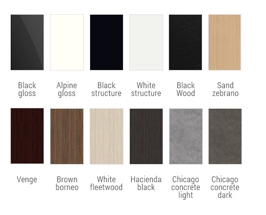 Stenski poličnik Expo II - Barve Stenski poličnik Expo II - Barve