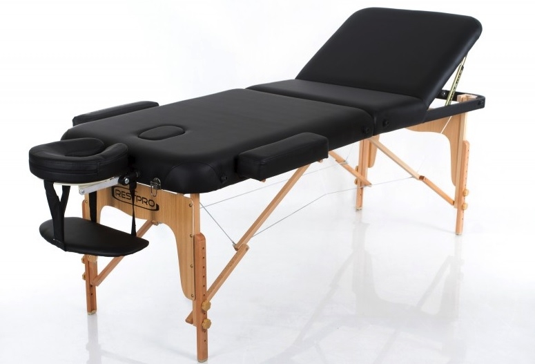 Prenosna masažna miza VIP 3 Black Prenosna masažna miza VIP 3 Black