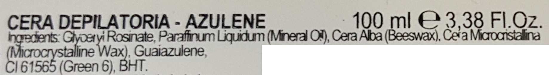 cera depilatoria azulene cera depilatoria azulene