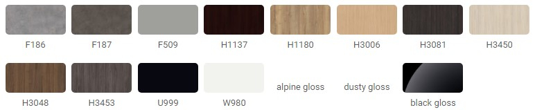 Recepcijska miza - Royal II barva polic in pulta Recepcijska miza - Royal II barva polic in pulta