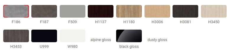 Frizersko ogledalo - Simple barva police Frizersko ogledalo - Simple barva police